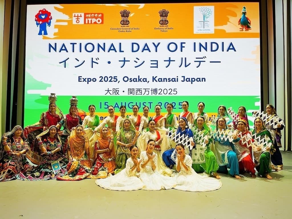 大阪万博でカタックダンスbyカダムジャパン